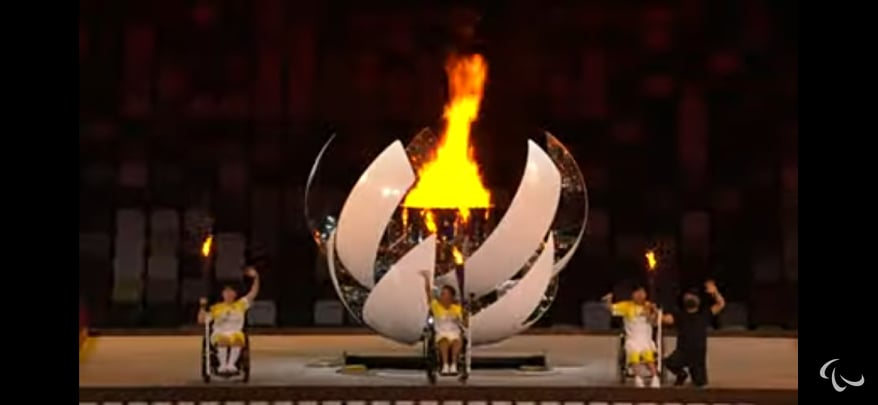 la flamme des jeux paralympiques tokyo 2020